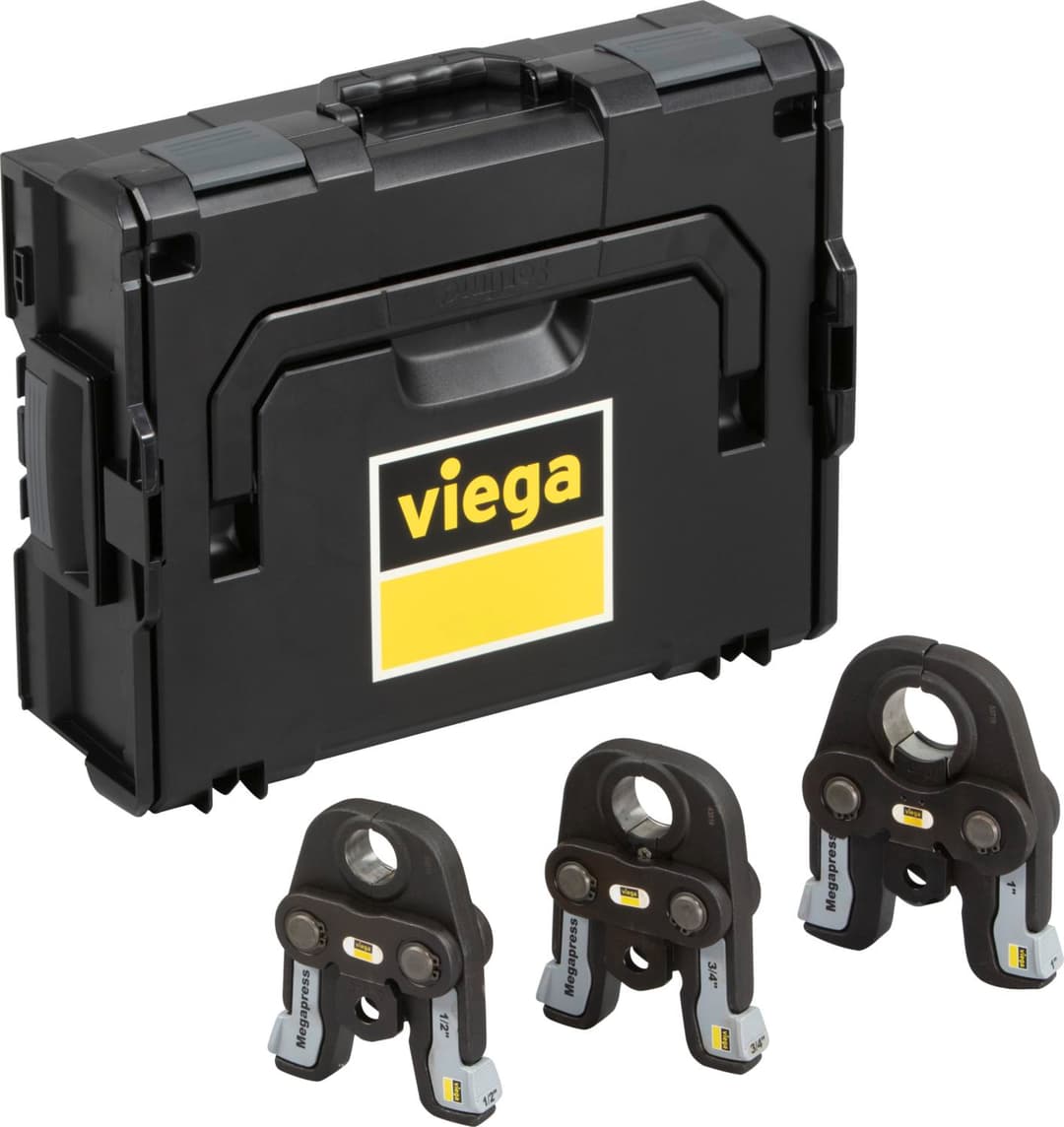 Hyr Pressbackar Viega Pressgun Megapress 1/2"-3/4"-1" Set — Viega | VVS Depån