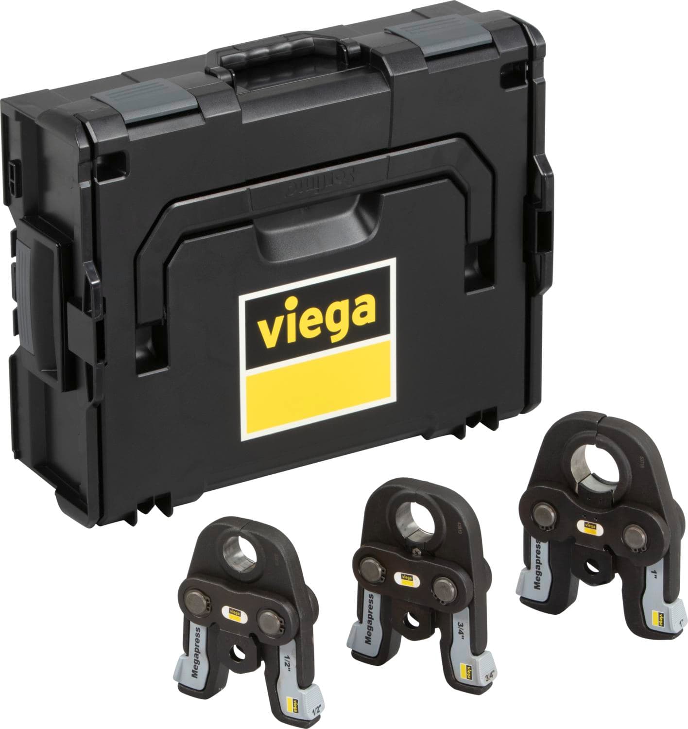 Pressbackar Viega Pressgun Megapress 1/2"-3/4"-1" Set